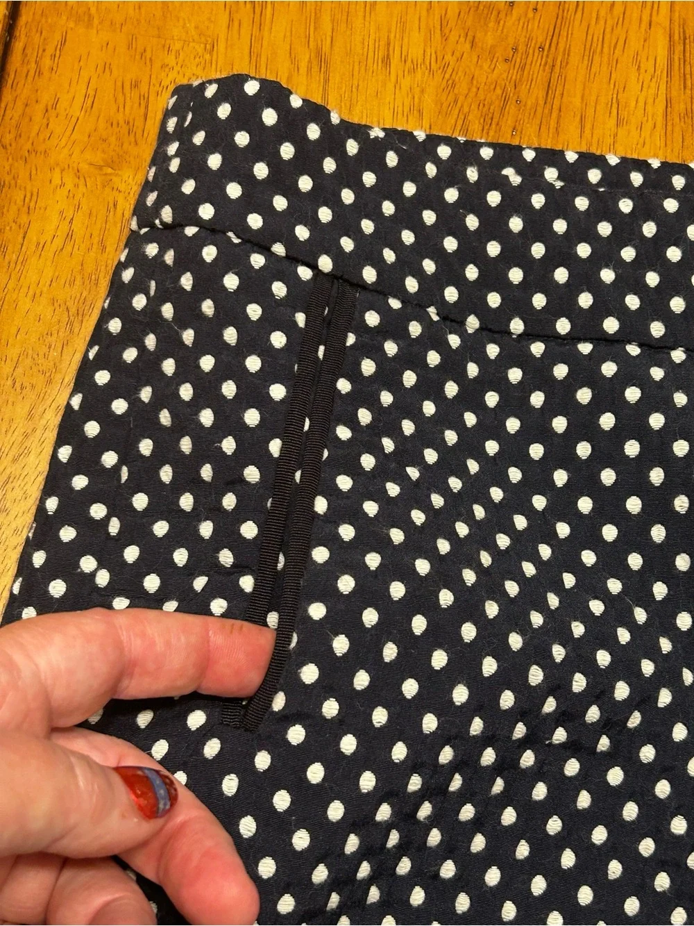 Polka Dot Women’s Shorts - Blue/White